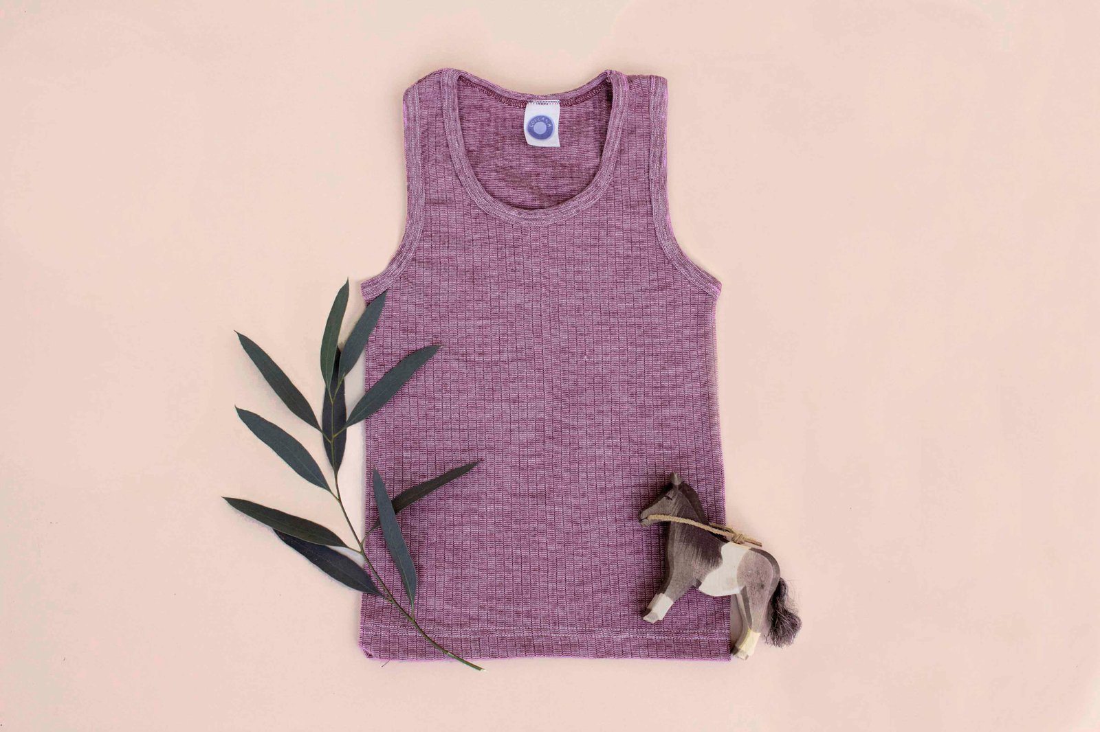 Image of Cosilana wool/cotton/silk singlet 4 colours