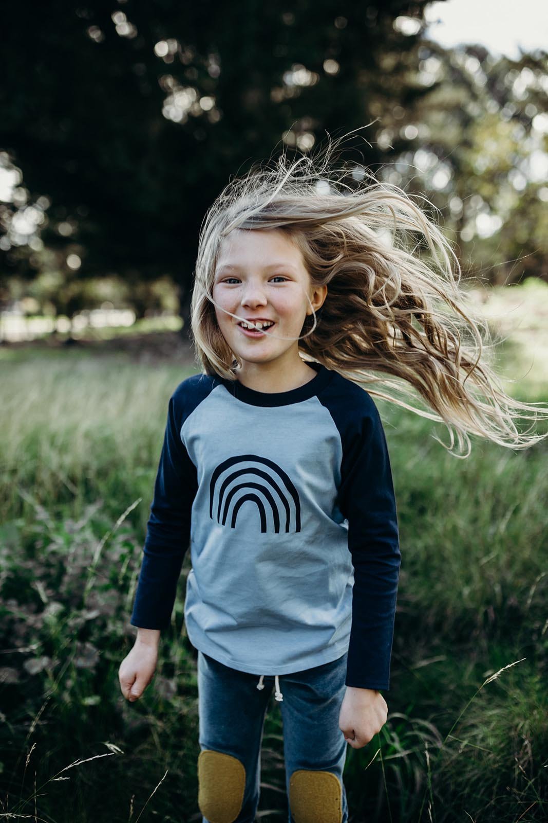 Image of Rainbow Raglan Cotton top 